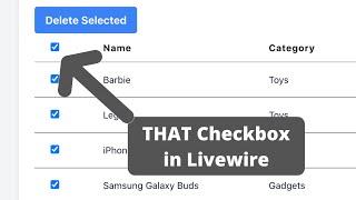 "Select All" Checkbox in Livewire: Simple and Complex Way