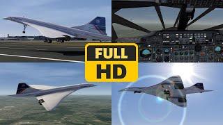 First Look at Aerofly FS 2023 - Concorde flight from Heathrow to London City Airport 03JAN2023