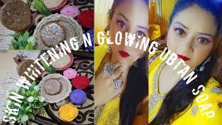 DIY skin whitening ubtan soap..asani se Ghar m bnaen or paen white n bright beautiful skin ...