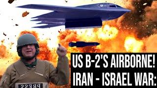 Американские бомбардировщики B 2 готовятся бомбить Иран ракетами GBU 57