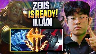 ZEUS IS READY FOR ILLAOI! - T1 Zeus Plays Illaoi TOP vs K'sante! | Preseason 2023