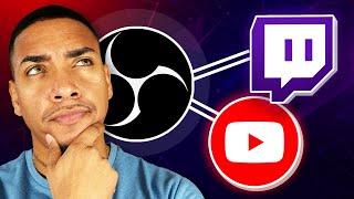 How to Stream to Twitch & YouTube using OBS (Dual Stream)