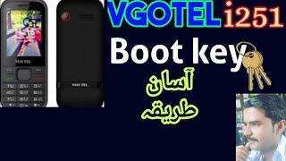 Vgo Tel i251 Boot Key Find Out|#short