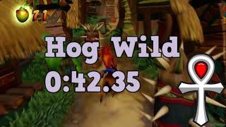 Platinum Relic! Crash 1: Hog Wild #7 0:42.35 | Crash Bandicoot N.Sane Trilogy