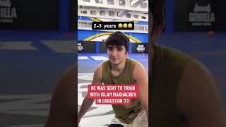 He was sent to Dagestan to train with a UFC champ  (via IslamMakhachev/IG)