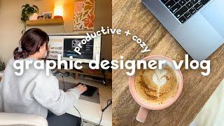 day in the life of a $100K+ graphic designer (creating content and community updates)