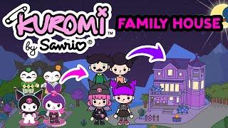 Kuromi BIG Family HOUSE Sister Romina SANRIO Purple PINK Cute not FREE TOCA BOCA WORLD Home Ideas 🩷