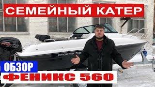 Катер Феникс 560. Обзор катера. Семейный катер Phoenix 560. Лодка для путешествий