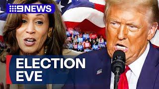 First results show just how close US election could be | 9 News Australia