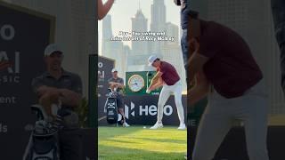 I Swung and Missed infront of Rory Mcilroy… #golf #shorts
