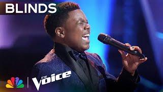 13-Year-Old Jaukeem Fortson's Unbelievable Performance of "Easy On Me" | The Voice Blind Auditions