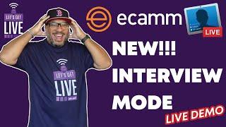 NEW!!!  Ecamm Live: Interview Mode  Full Demo Tutorial Q&A
