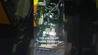 One size fits all! Just completed a Trimble Earthworks install on our mini, Mini Excavator.
