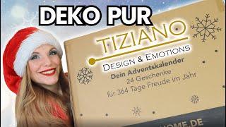 TIZIANO 4-Jahreszeiten Adventskalender Unboxing 2024