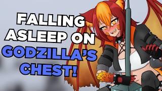 Kidnapped & Cuddled by Female Godzilla! F4A ASMR Roleplay [Giantess] [Heartbeats] [Monster Girl]