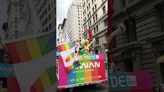 Nymphia Wind leads Taiwan Pride Float in 2024 NYC Pride March