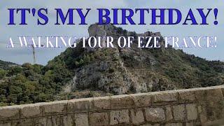 POSTCARD FROM EZE, FRANCE ON MY BIRTHDAY