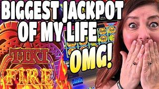 $300 IN TIKI FIRE HIGH LIMIT SLOT  RESORTS WORLD CASINO LAS VEGAS!