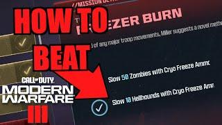 Freezer Burn - Slow 10 Hellhounds with Cryo Freeze Ammo Mod in MWZ - Call of Duty Modern Warfare 3