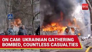 Ballistic Hell In Sumy: Russian Missiles Slam Into Ukrainian Crowd, Streets Littered With Bodies