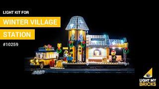 LEGO Winter Village Station #10259 - Light Kit - Light My Bricks