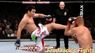 Lyoto Machida vs Randy Couture Highlights (Karate Kid's Crane Kick KO) #lyotomachida #mma #ufc #ko