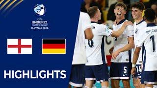 England U21 vs. Germany U21 (1-2) Highlights | U21 EURO 2024/25 | Match Highlights Today!