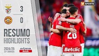 Resumo: Benfica 3-0 Nacional (Liga 24/25 #25)