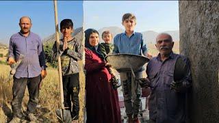 How does Maryam's family build their nomadic life with love and effort?