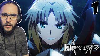 The Most EPIC Battle Starts! | Fate/Apocrypha Episode 1 REACTION