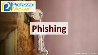 Phishing - SY0-601 CompTIA Security+ : 1.1