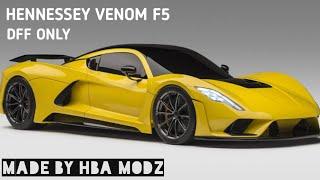 HENNESSEY VENOM F5 || DFF ONLY || MADE BY HBA MODZ || [1080p 60FPS]