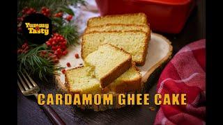 Cardamom - Ghee Cake, Elaichi - Ghee Cake | Yummy N Tasty