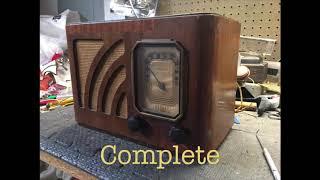 Antique Radio Restoration.  1938 Philco 38-12.