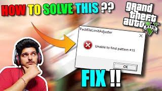 How to fix unable to find pattern #15 in gta 5 | Unable to find Pattern #15 error solved