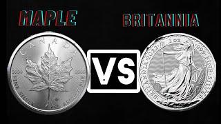 Silver Stacking - Canadian Silver Maple Leaf or British Silver Britannia?