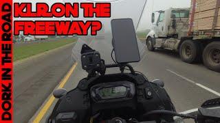 2022 Kawasaki KLR 650 Freeway Test