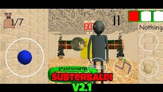 SubterBaldi V2.0.1 Android Update! Baldi's Basics Mod