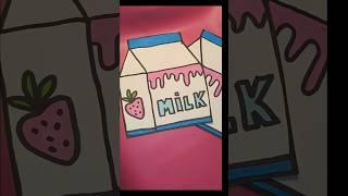  Cute Milk Paper squishy DIY #diy #cute #tutorial #handmade #papersquishy #kawaii #craft #milk
