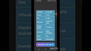 how to watch movie free ||how to dowload castle app #short #trending #castle #freefire #minecraft