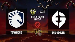 Dota2 - Team Liquid vs Evil Geniuses - Game 1 - ESL One Berlin 2023 - Playoffs