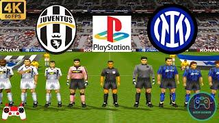 Winning Eleven 2002 Gameplay - Jeventus vs Inter - Duckstation PS1 on PC  Full Game [4K60]