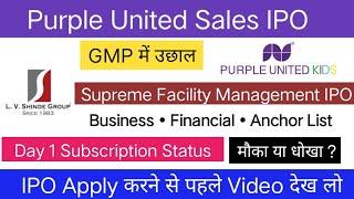 Purple United Sales IPO | Supreme Facility Management IPO | किसमें Apply करें ?