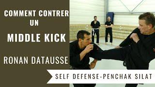 COMMENT BLOQUER UN MIDDLE KICK (PENCHAK SILAT - SELF DEFENSE)