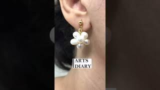 Handmade accessories earring . Tutorial videos on our channel