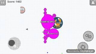 Agar.io gameplay: TEAMING WITH T¥T KING