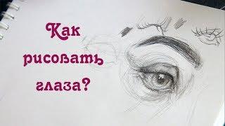 РИСОВАНИЕ С НУЛЯ // Части лица // Как рисовать глаза?