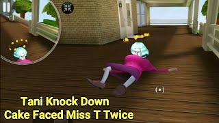 Scary Teacher 3D Version 5.18 | Tani Knock Down Cake Faced Miss T Twice In Easter Disaster Prank