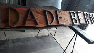 Letras en varilla cuadrada (doblarte)