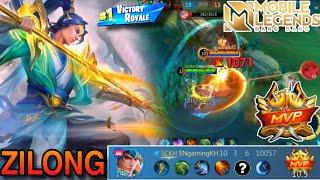 ZILONG EXPLAND FULL DAMAGE 1HIT BUILD TOPGLOBAL GAMEPLAY MOBILE LEGENDS BANG BANG.